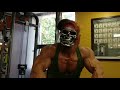 Halloween Bodybuilding workout and posing