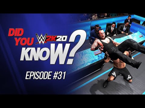 WWE 2K20 Did You Know?: Bonus Announce Table Finishers, New Tag Team Entrance & More! (Episode 31)