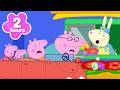 Peppa Pig Português Brasil PRIMEIRA Visita Da Peppa Ao Drive Thru Episódios Completos 2 Horas