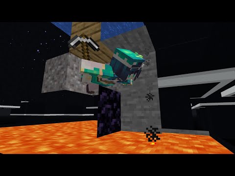 No magma, pertruding lava portal