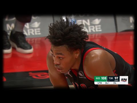 Scottie Barnes Wild Looking 360 Lay Up! | Raptors vs Celtics | Nov 28, 2021 | 21-22 Season