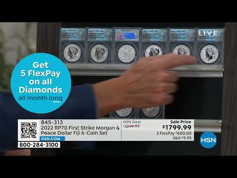 2022 Fiji RP70 ANACS First Strike Morgan and Peace Dolla...