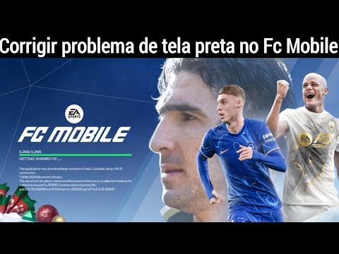 Como consertar o problema de tela preta do EA SPORTS FC MOBILE.Corrigir o Fc Mobile que não funciona