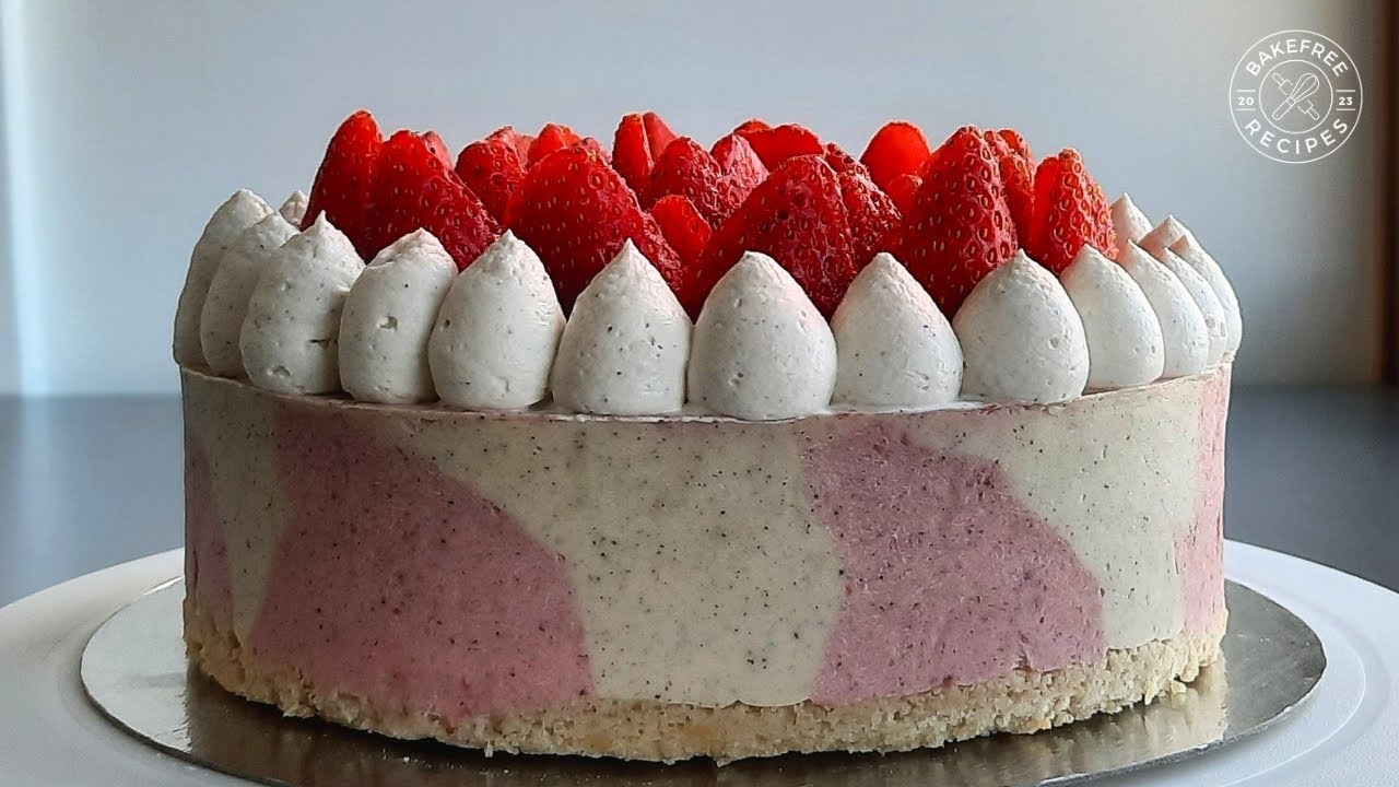 Gluten Free Strawberry Cake (Dairy Free, Vegan)