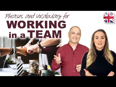 English for Working In a Team - Business English Conversation Lesson