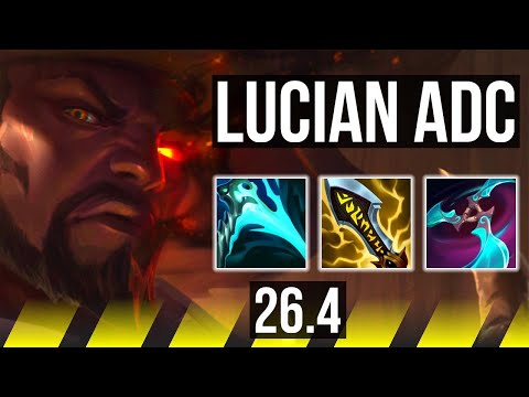 LUCIAN & Thresh vs VAYNE & Yuumi (ADC) | 74K damage, Good KDA: 22/3/11 | KR Master | 26.4