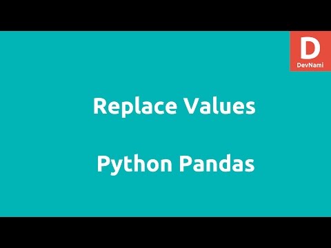 Replace Values Python Pandas Dataframes
