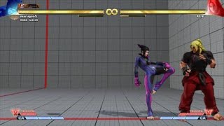 スト５ジュリ基本コンボ（立中P始動）