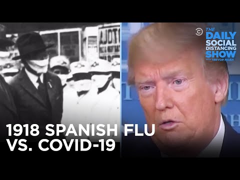 The 1918 Spanish Flu vs. COVID-19. Spot the difference. | The Daily Show