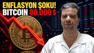 ENFLASYON ŞOKU! BITCOIN 80.000 DOLARA DAYANDI | ALTCOINLER NEDEN ÇÖKÜYOR?