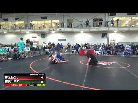 187 Lbs 2nd Place Match (16 Team) - RJ Green, Michigan Blue Vs Daniel Hoke, Ohio 49f2