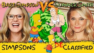 Summer Smith CRASHES THE SIMPSONS! | Simpsons Declassified With Nancy Cartwright Ft. Spencer Grammer