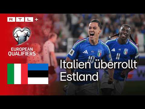 Italien vs. Estland - Highlights | WM-Qualifikation 2026 | RTL Sport