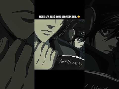 Light l’a tué sous les yeux de Ryuzaki | Death Note | #anime #animeedit #shorts