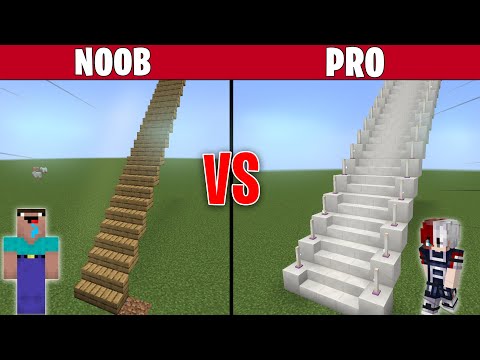 Gaming with shivang 2.0 - Minecraft NOOB vs PRO: LONGEST STAIRCASE BUILD CHALLENGE
