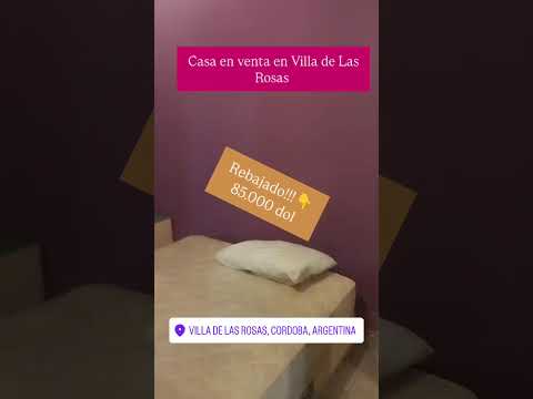 Oportunidad rebajado!!!! Casa en venta en Villa de Las Rosas Traslasierra Córdoba