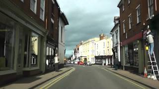 preview picture of video 'Driving Along Old Street, High Street & Church Street, Upton Upon Severn, England 9th March 2012'