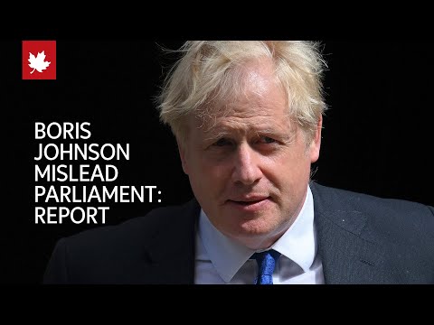 Boris Johnson found to have deliberately misled U.K. parliament