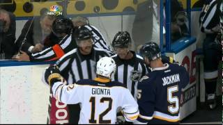 preview picture of video 'Zadorov, Steen, Ennis, Cole fight Buffalo Sabres vs St. Louis Blues Nov 11 2014 NHL'