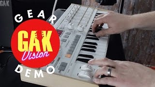 Video thumbnail for GAK PRO AUDIO : Korg microKORG S Synthesizer Demo by GAK