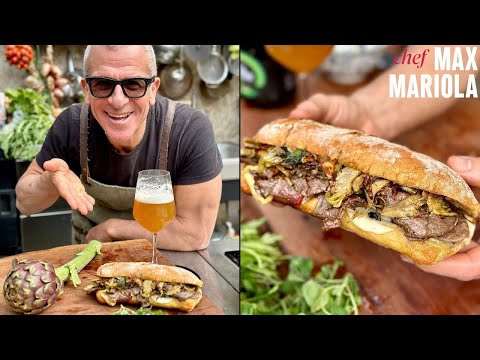 CHE VOTO DAI a questo PANINO CON STRACCETTI e CARCIOFI? - Ricetta di Chef Max Mariola