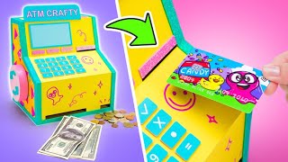 How to Make a Working ATM! 🛠️💖 Cardboard Craft