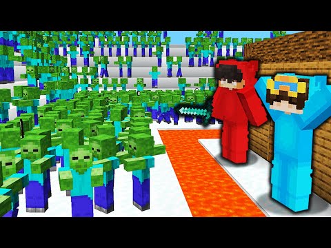 Zombies VS The Most Secure Minecraft House