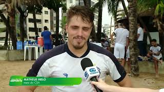 CSA treina na Praia de Jatiúca antes do clássico contra o ASA - 14/4/26