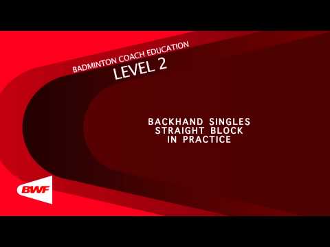 CE2M5V11  Backhand Singles Straight Block