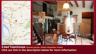 3-bed Townhouse for Sale in Chassors Jarnac, Poitou Charentes, France on frenchlife.biz