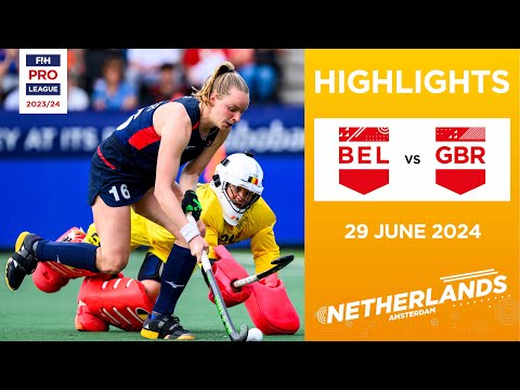 FIH Hockey Pro League 2023/24 Highlights - Belgium vs Great Britain (W) | Match 2