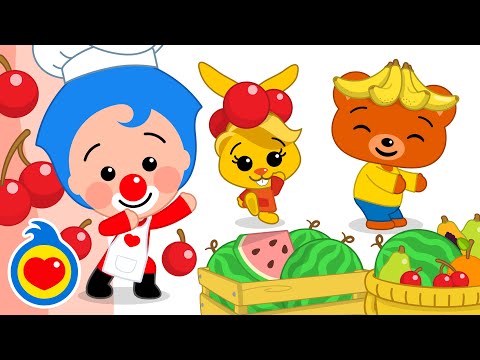 A Dança Das Frutas 🍒🍊🍌 | Música Infantil | Um Herói do Coração ❤️