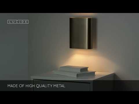 Lucide 12219/02/02 - Wall light OVALIS 2xE14/9W/230V gold