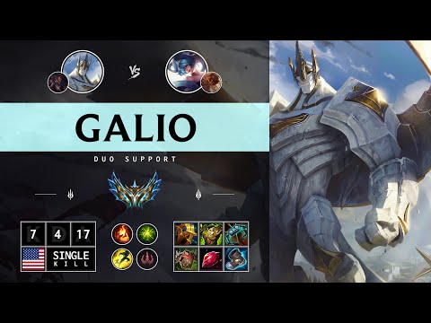 Galio Support vs Sona - NA Challenger Patch 14.13