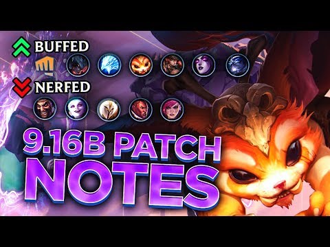 SCARRA'S TFT PATCH 9.16b RUNDOWN