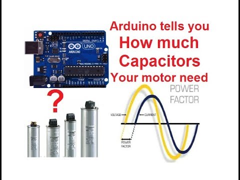 Arduino calculate the PFC Capacitor value with code