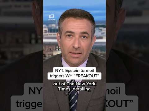 NYT: Epstein turmoil triggers White House 'FREAKOUT'