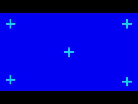 2 HOURS BLUE SCREEN BACKGROUND 4K, WITH TRACKING MARKS / CHROMAKEY
