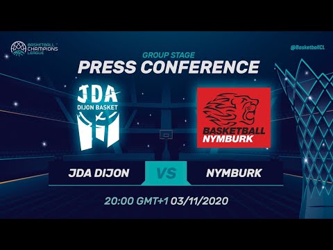 JDA Dijon v ERA Nymburk - Press Conference | Basketball Champions League 2020/21