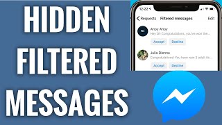 How To Find Hidden And Filtered Message Requests Inbox On Facebook Messenger In 2022