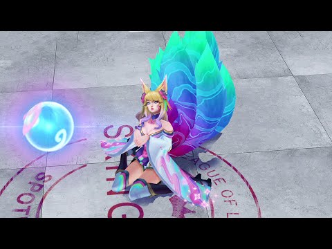Spirit Blossom Ahri Pearl Chroma - League Of Legends