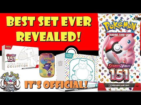 Scarlet & Violet 151 Officially Revealed! Best Pokémon TCG Set Ever! (HUGE Pokémon TCG News)