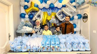 حفلة السبوع كامله????????للأمير يامن????وسط كل العيله وعيلت العيله????الواد بقى مليونير????