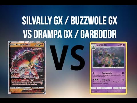 Silvally GX / Buzzwole GX Vs. Drampa GX / Garbodor! PTCGO