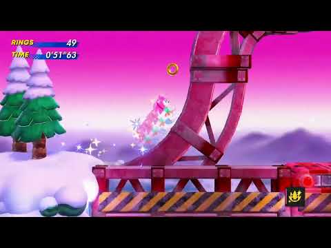 Sonic Superstars: Frozen Base Zone Act 1 (Super Amy) [1080 HD]