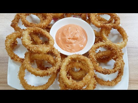 CRISPY FRIED ONION RINGS RECIPE | HOW TO MAKE ONION RINGS