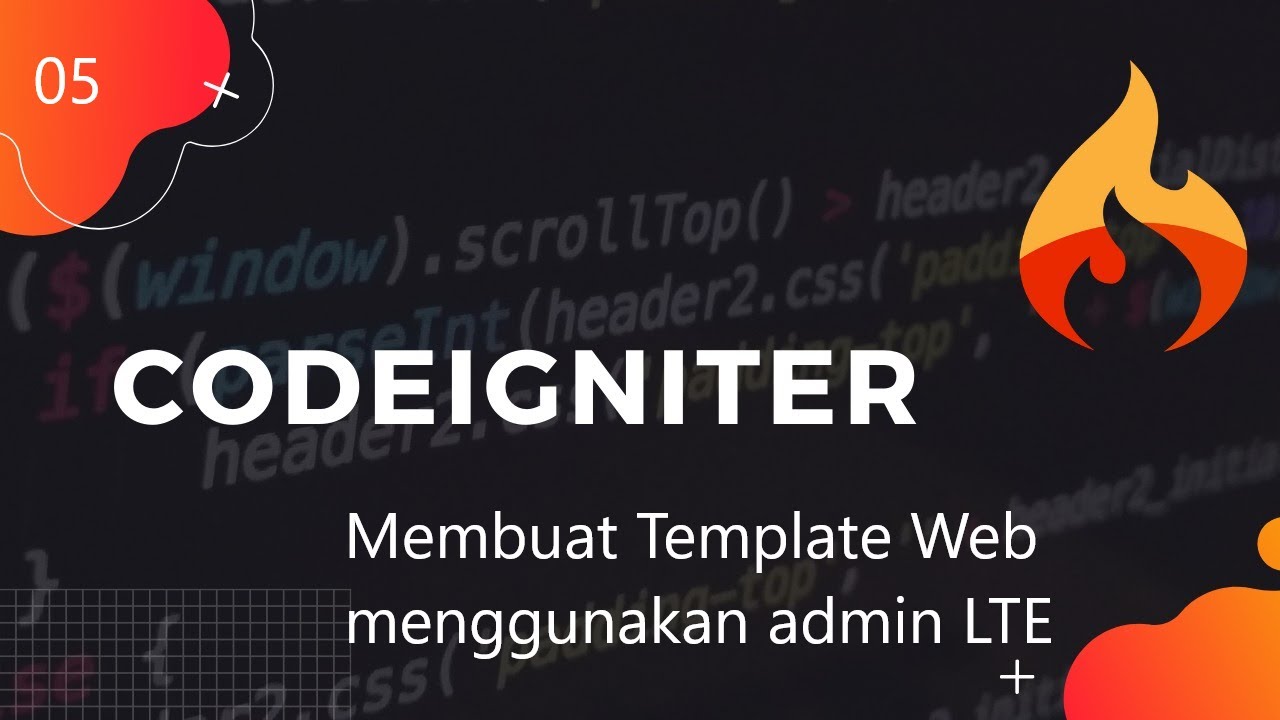 Membuat Tamplate web menggunakan admin lte