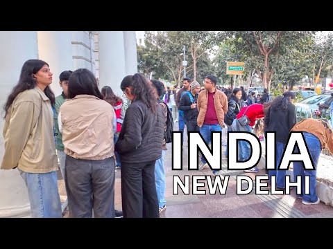 Walking in New Delhi 2026 🇮🇳 - Connaught Place, Rajiv Chowk (4K Walking Tour)