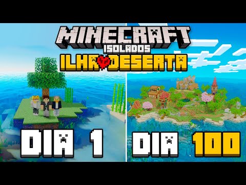 100 Days Survival on Desert Island in Minecraft - EPIC MOVIE
