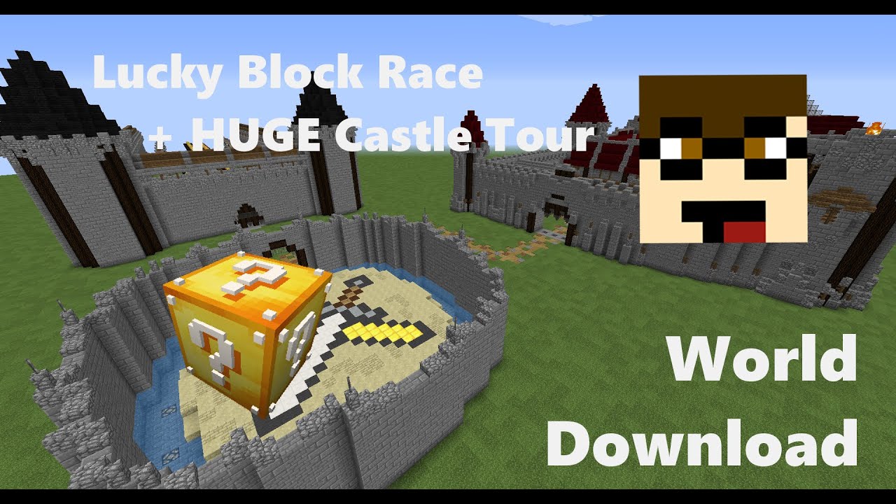 Lucky Block Race for PopularMMOS Minecraft Map